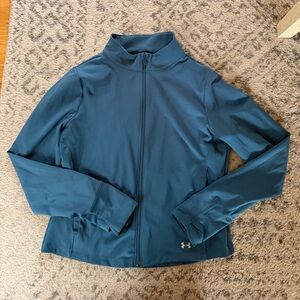 Under Armour Women's Teal athletic zip up